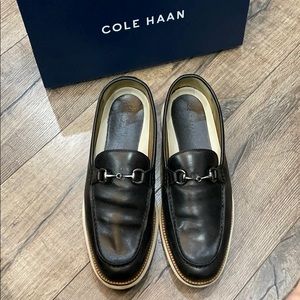 Cole Haan Grand os men’s black leather shoes